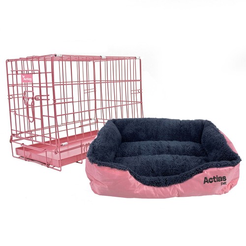 Gabbia per cani rosa - per,