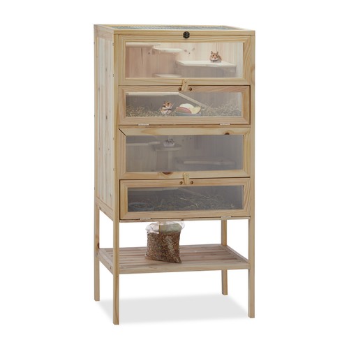 Gabbia per criceti legno - criceti,