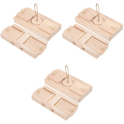 Pcs wooden hamster - 6, food